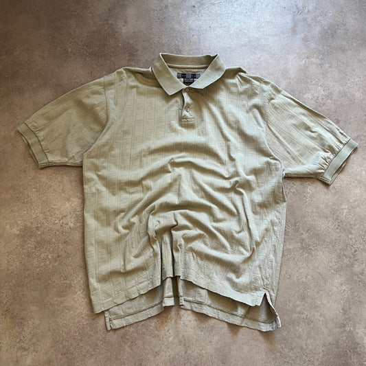 Nike Golf Beige Polo Shirt L