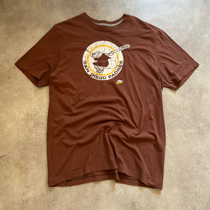 Nike San Diego Padres Brown T-Shirt XL