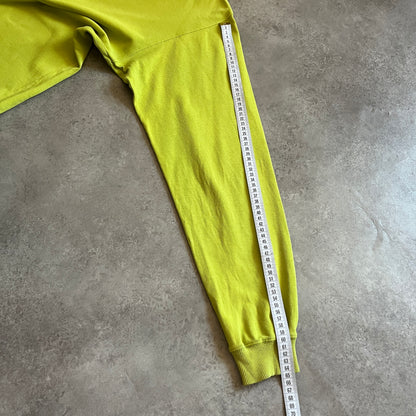 Puma Vintage Yellow Long Sleeve Polo Shirt XL