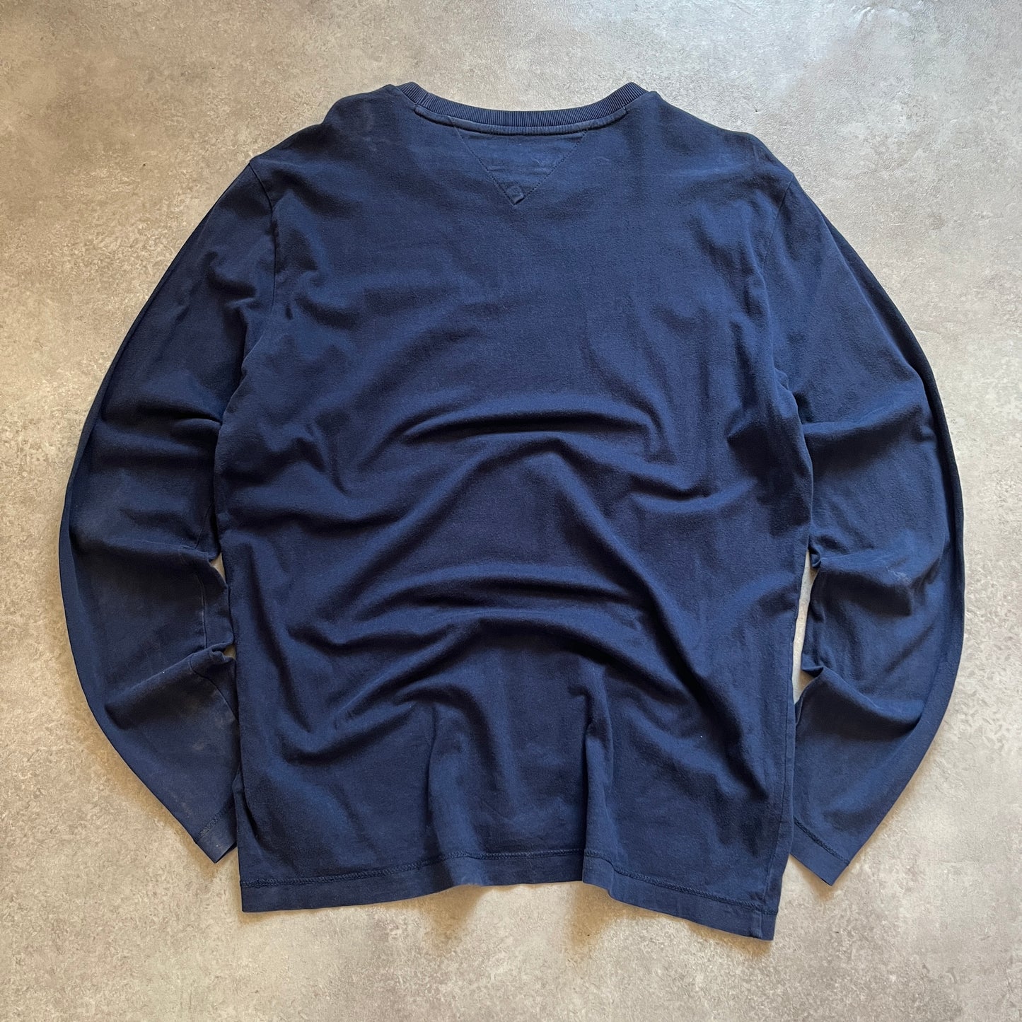 Tommy Jeans Navy Long Sleeve T-Shirt L