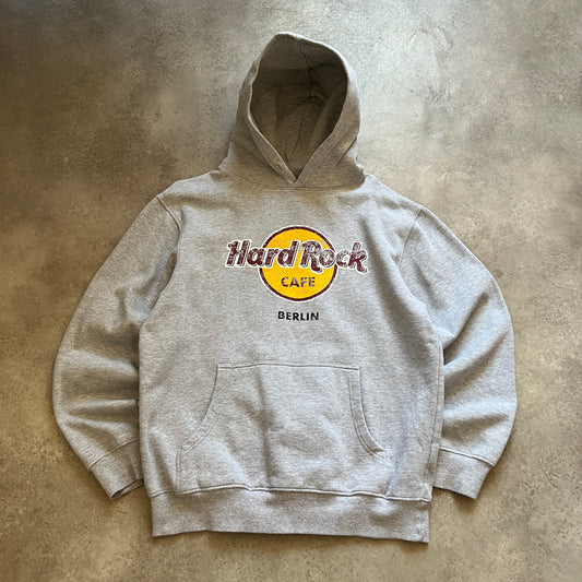 Hard Rock Cafe Berlin Grey Hoodie L