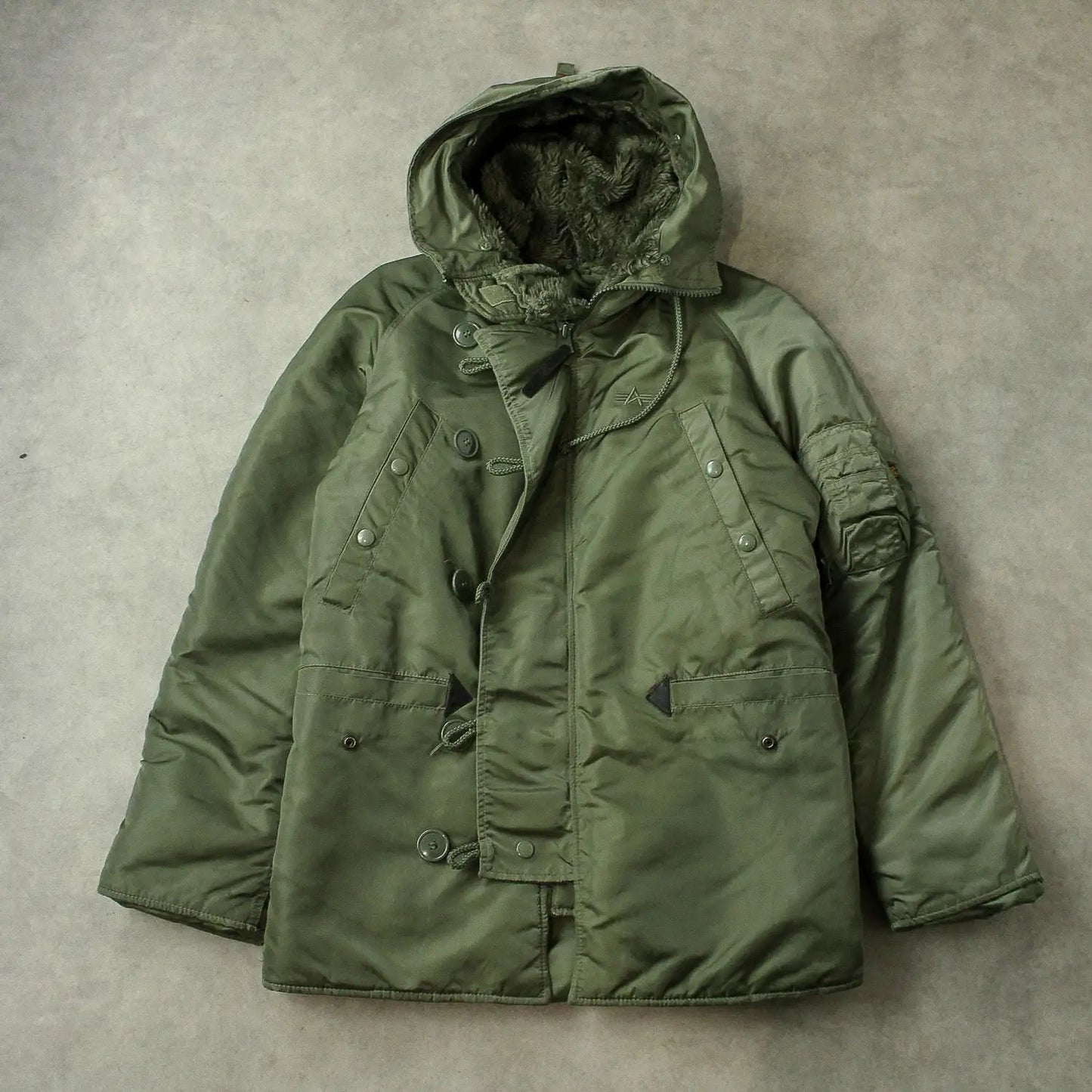 Alpha Industries Parka Jacket – Olive (Man-XXS)
