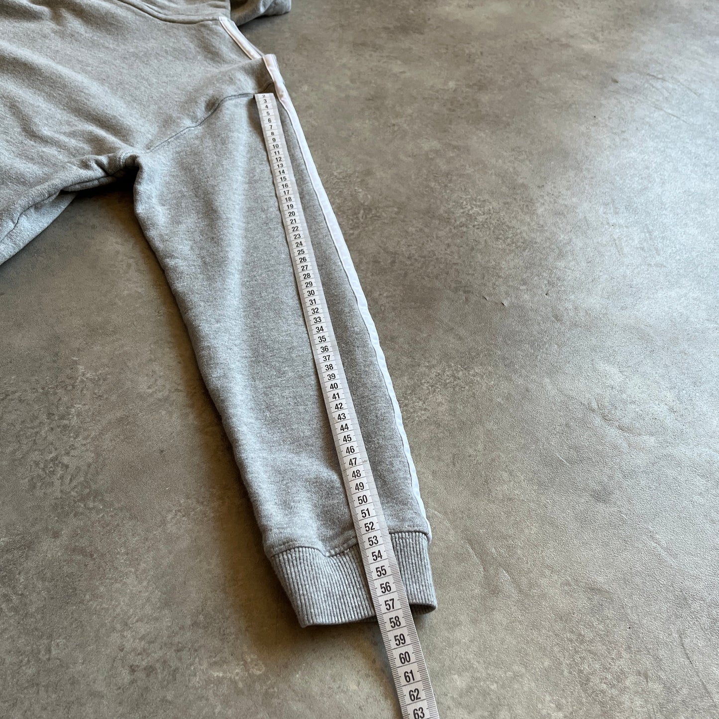 Adidas Grey Cropped Hoodie M
