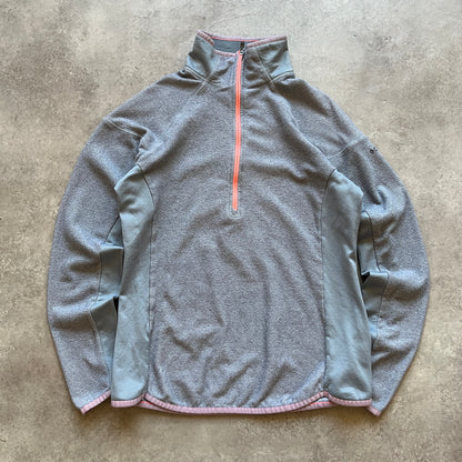 Columbia Grey Half Zip Fleece M
