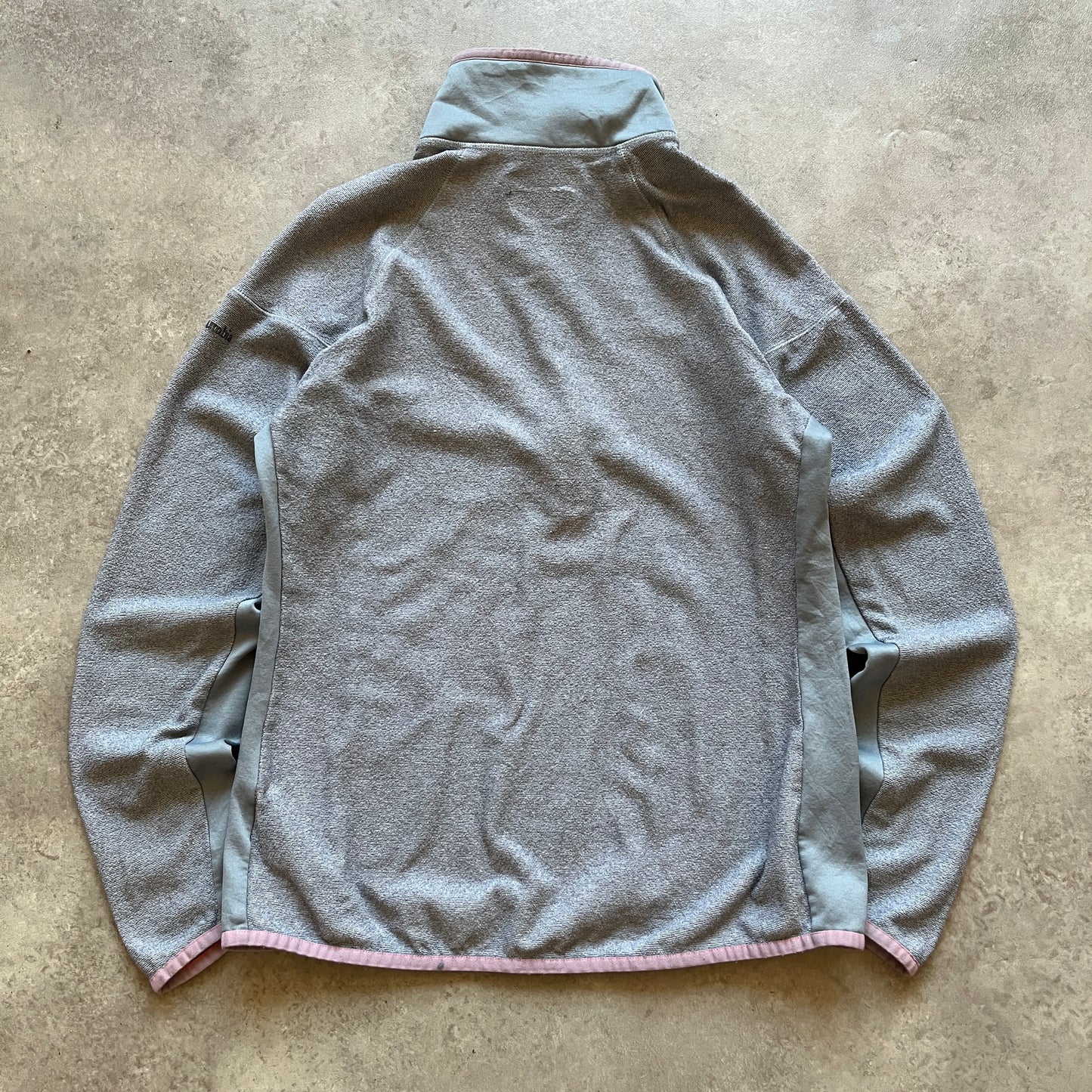 Columbia Grey Half Zip Fleece M