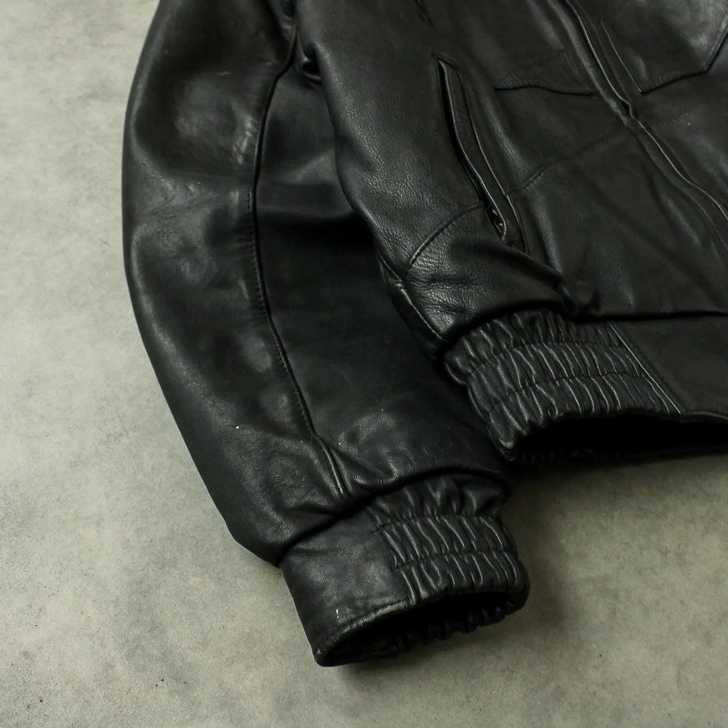 Damen Leathers Biker Leather Jacket – Black (Man-M)