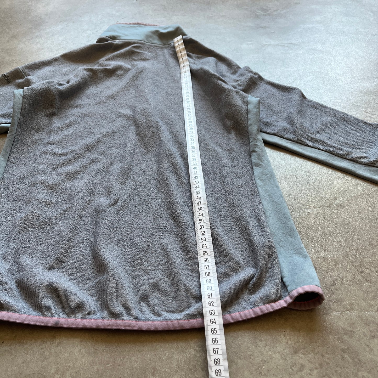 Columbia Grey Half Zip Fleece M