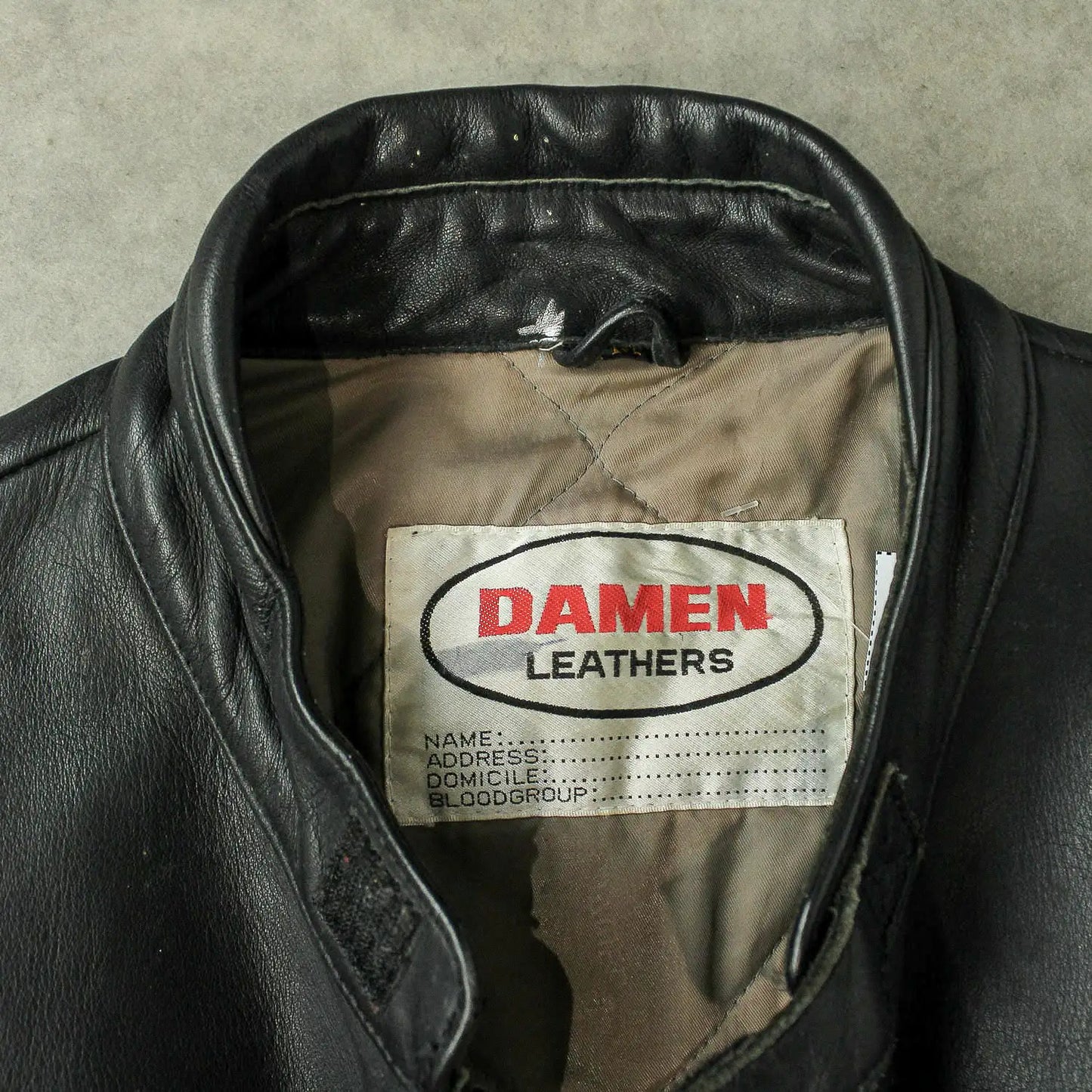 Damen Leathers Biker Leather Jacket – Black (Man-M)