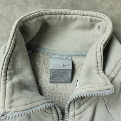 Nike Zip Up Sweater – Light Grey (Woman-L)