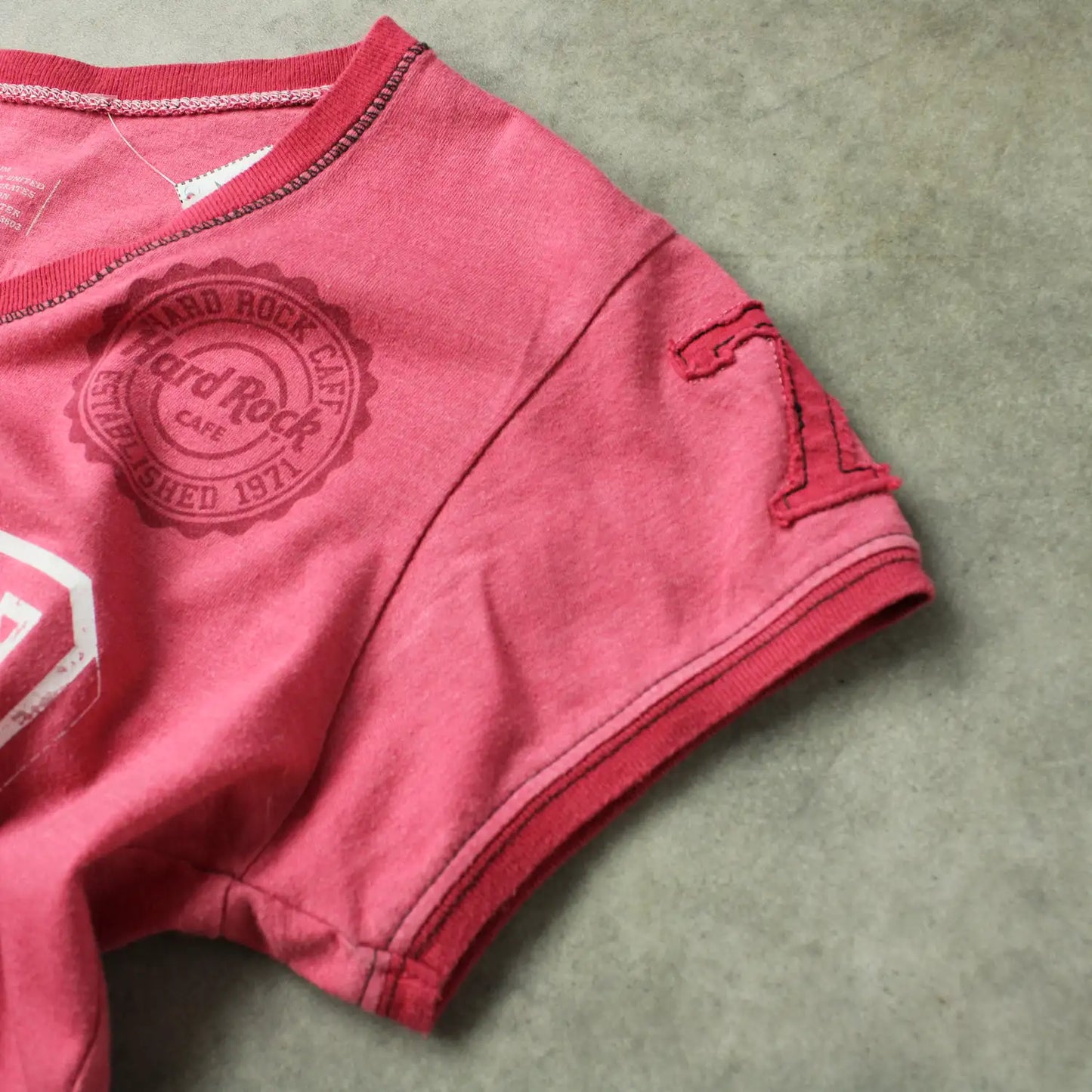 Hard Rock Cafe Mallorca Printed T-Shirt – Pink (Woman-M)