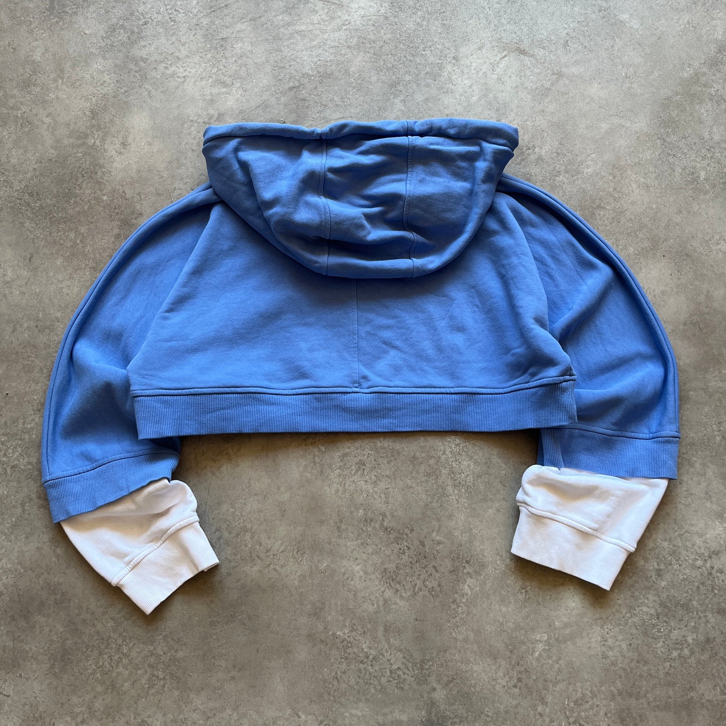 Ivy Park Blue Cropped Hoodie S