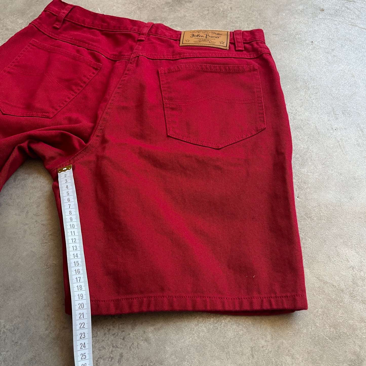 John Banner Red Shorts W33