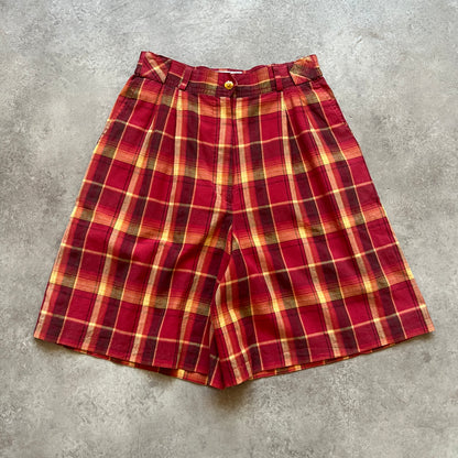 Da Vicci Classic Plaid Shorts W30