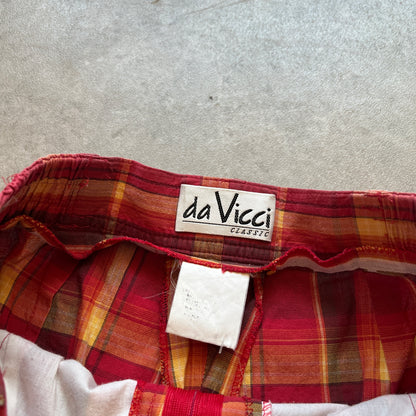 Da Vicci Classic Plaid Shorts W30