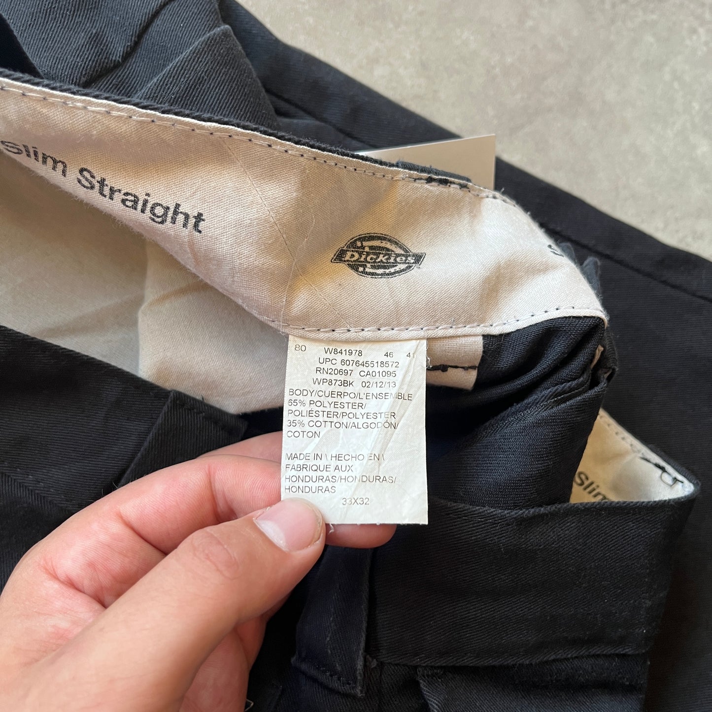 Dickies Black Work Pants W33