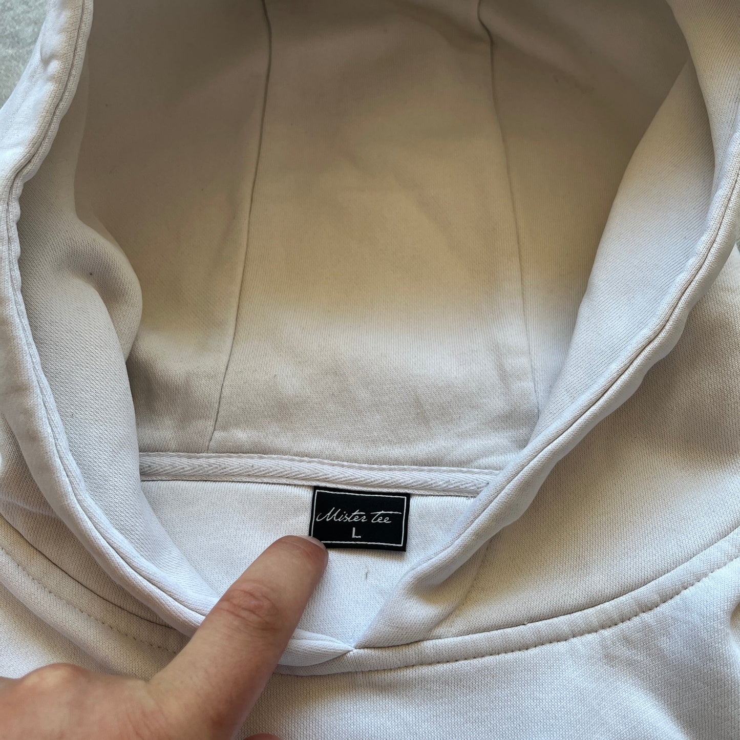 Mister Tee Peace Hoodie L