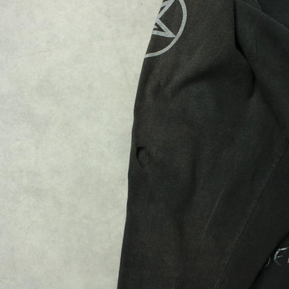 Dimmu Borgir Vintage Printed Longsleeve – Black (Man-L,Distressed)