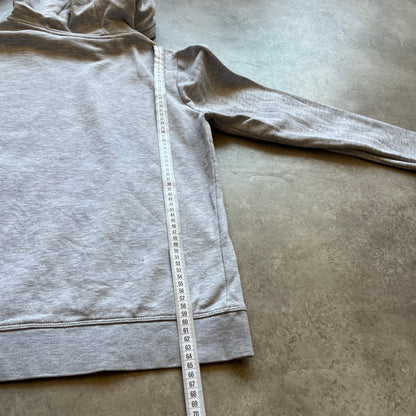 4F Grey Logo Hoodie S