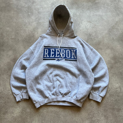 Reebok Grey Logo Hoodie XXL