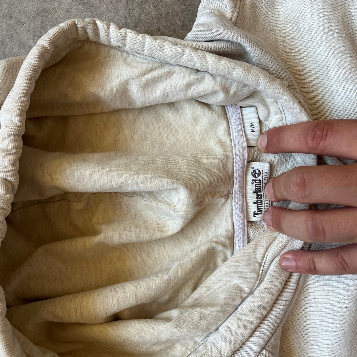 Timberland Beige Hoodie M