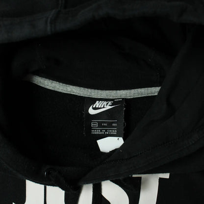 Nike “Just Do It” Printed Hoodie – Black (Man-XXL)