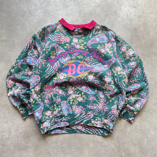 Best Company Vintage Pattern Sweatshirt L