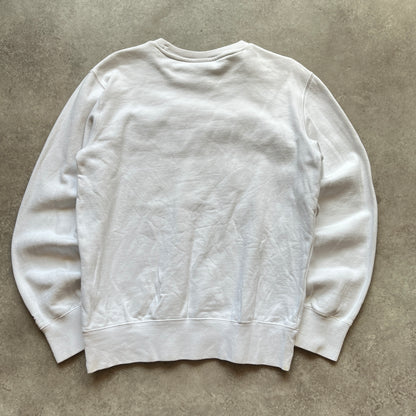 Champion White Logo Sweatshirt S