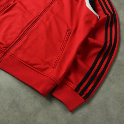 Adidas Track Jacket – Red/Black (Teen-XL / 164 cm)