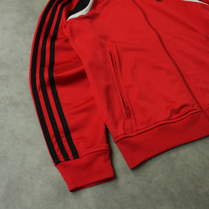 Adidas Track Jacket – Red/Black (Teen-XL / 164 cm)