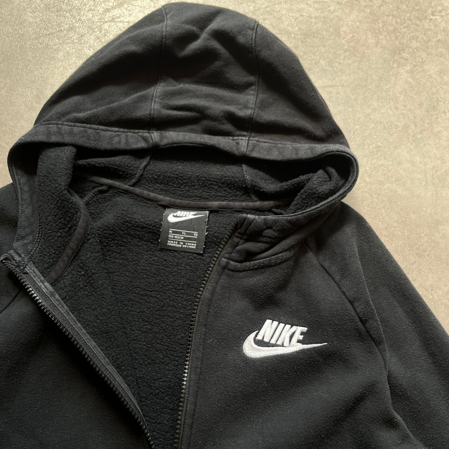 Nike Black Zip Hoodie 156CM