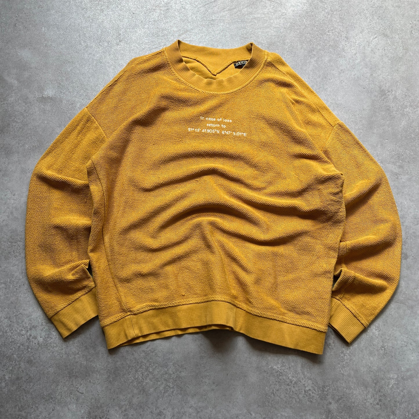 Review Mustard Sweatshirt XL
