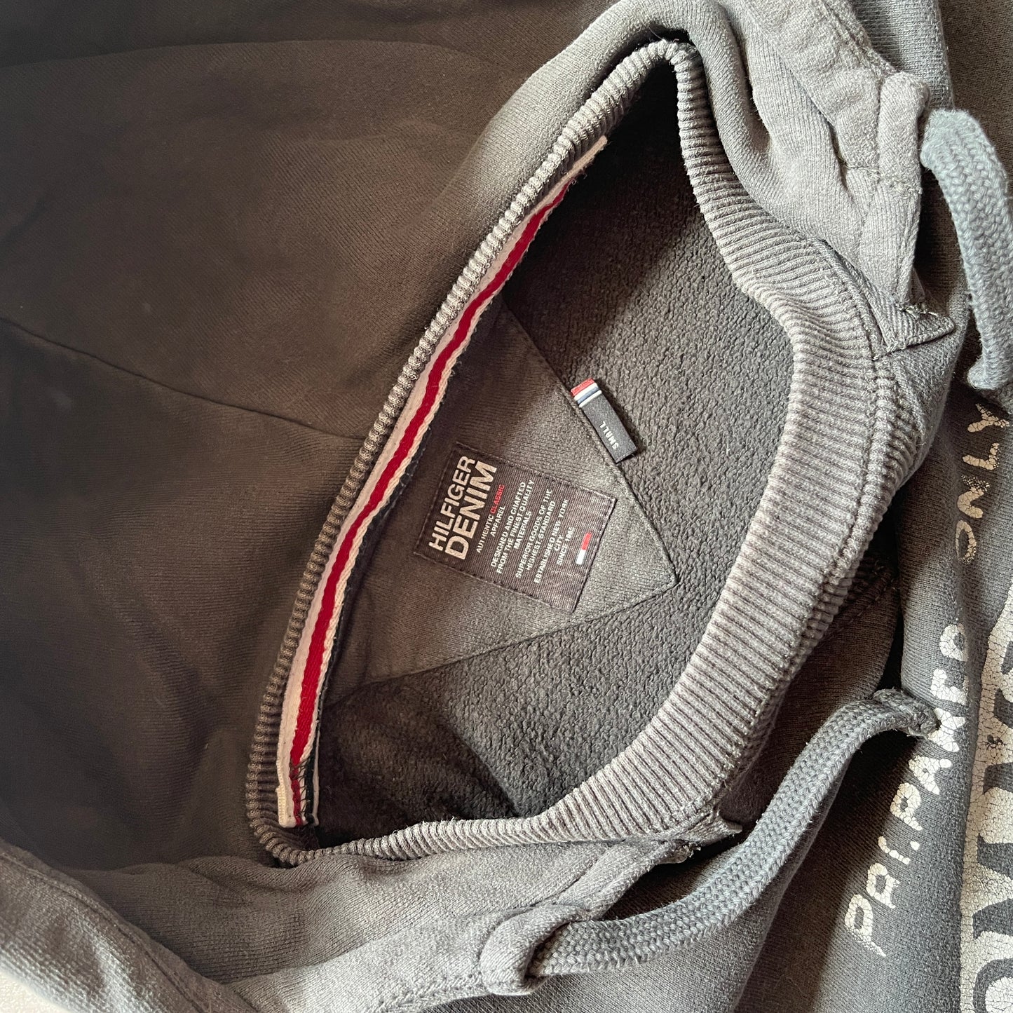 Hilfiger Denim Black Hoodie S