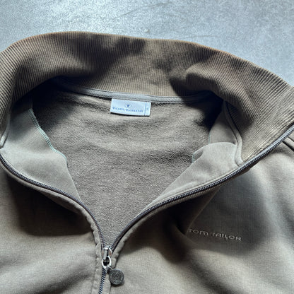 Tom Tailor Olive Zip Sweatshirt XL