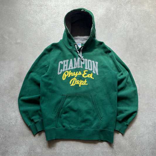 Champion Green Hoodie L