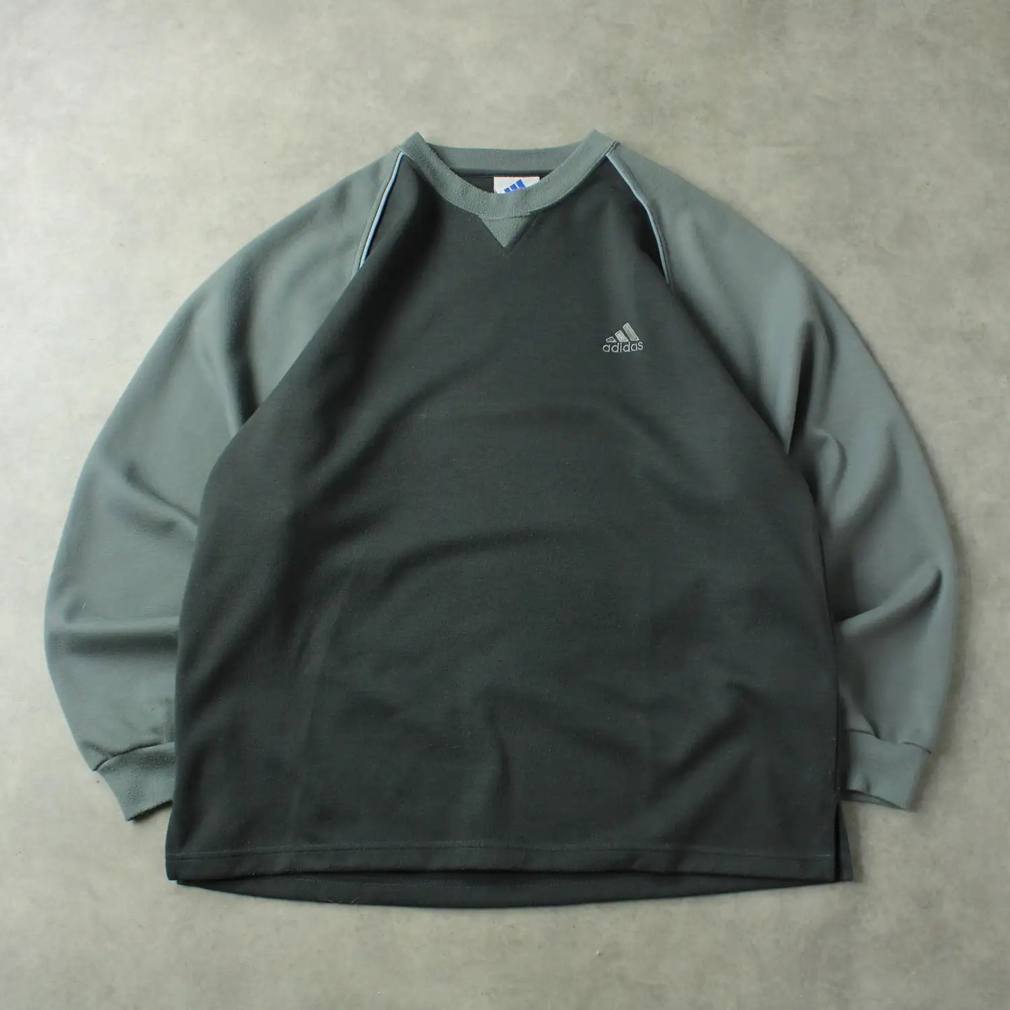 Adidas Crewneck Sweatshirt – Grey/Black (Man-XL)