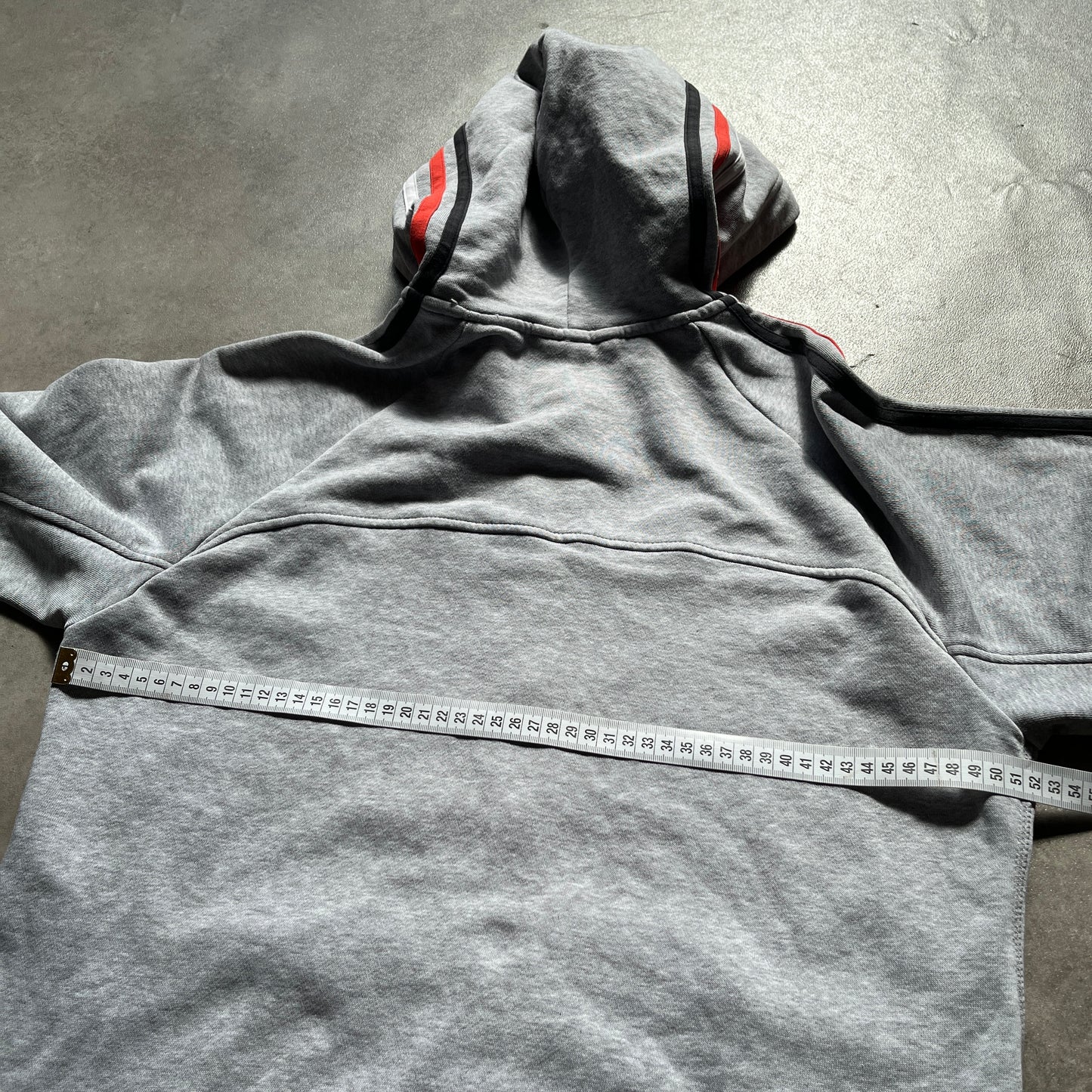 Adidas Grey Zip Hoodie M