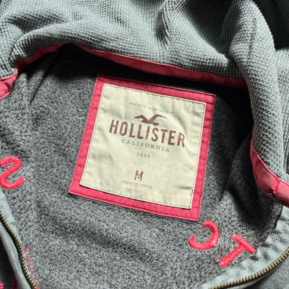 Hollister Grey Zip Hoodie M