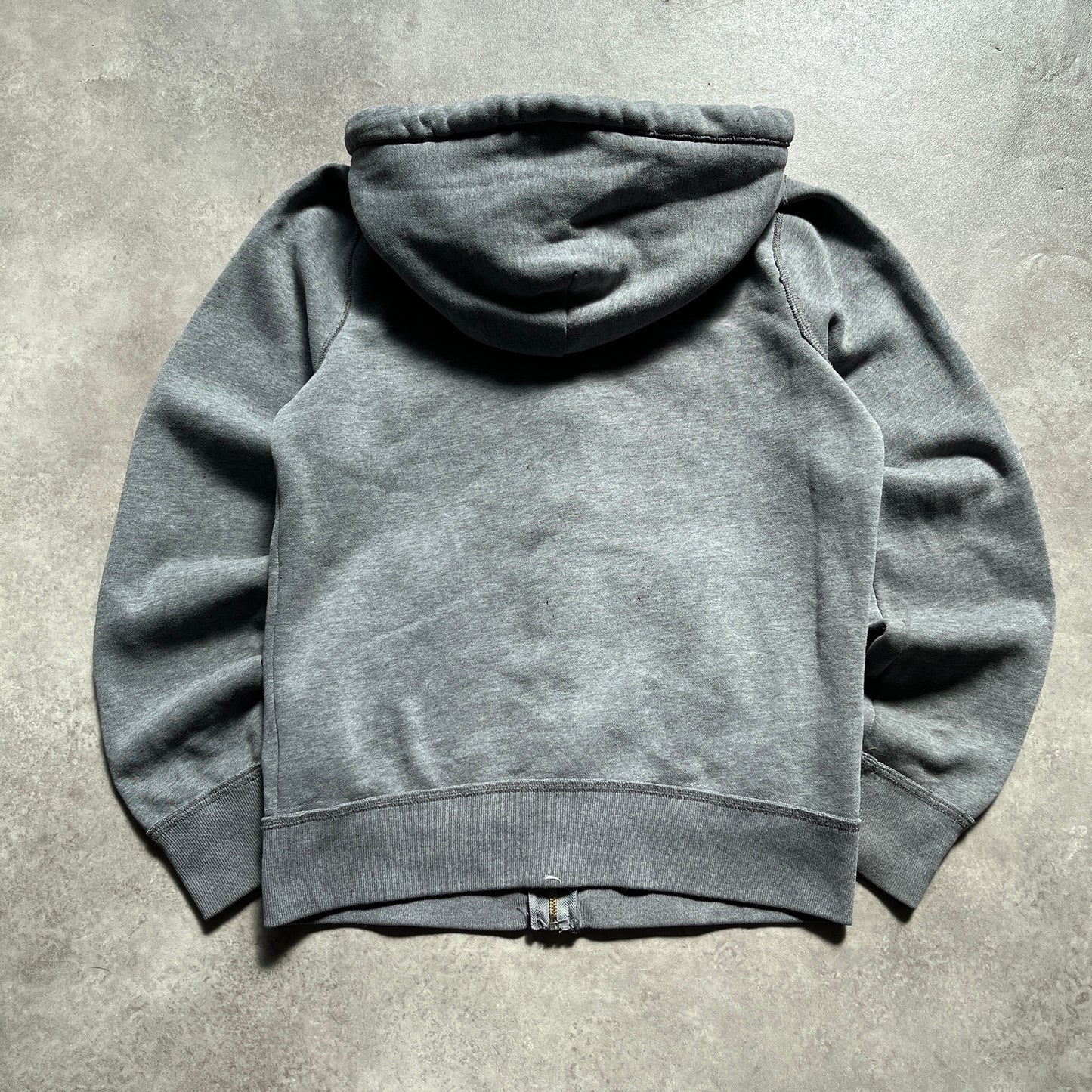 Hollister Grey Zip Hoodie M