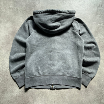 Hollister Grey Zip Hoodie M