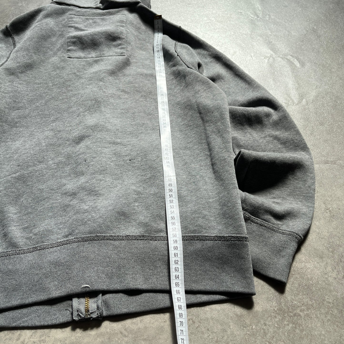 Hollister Grey Zip Hoodie M