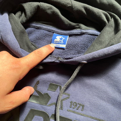 Starter Navy Black Hoodie S