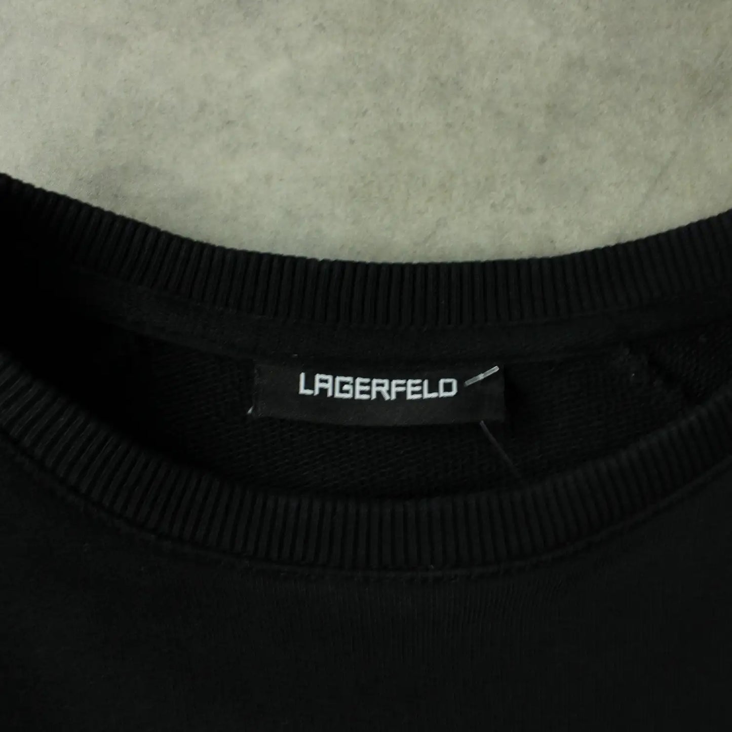 Karl Lagerfeld Printed Crewneck – Black (Man-M)