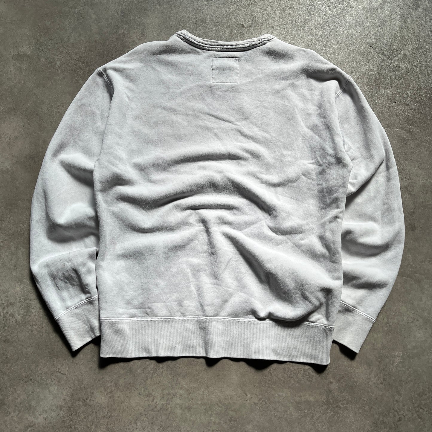 Hollister White Sweatshirt M