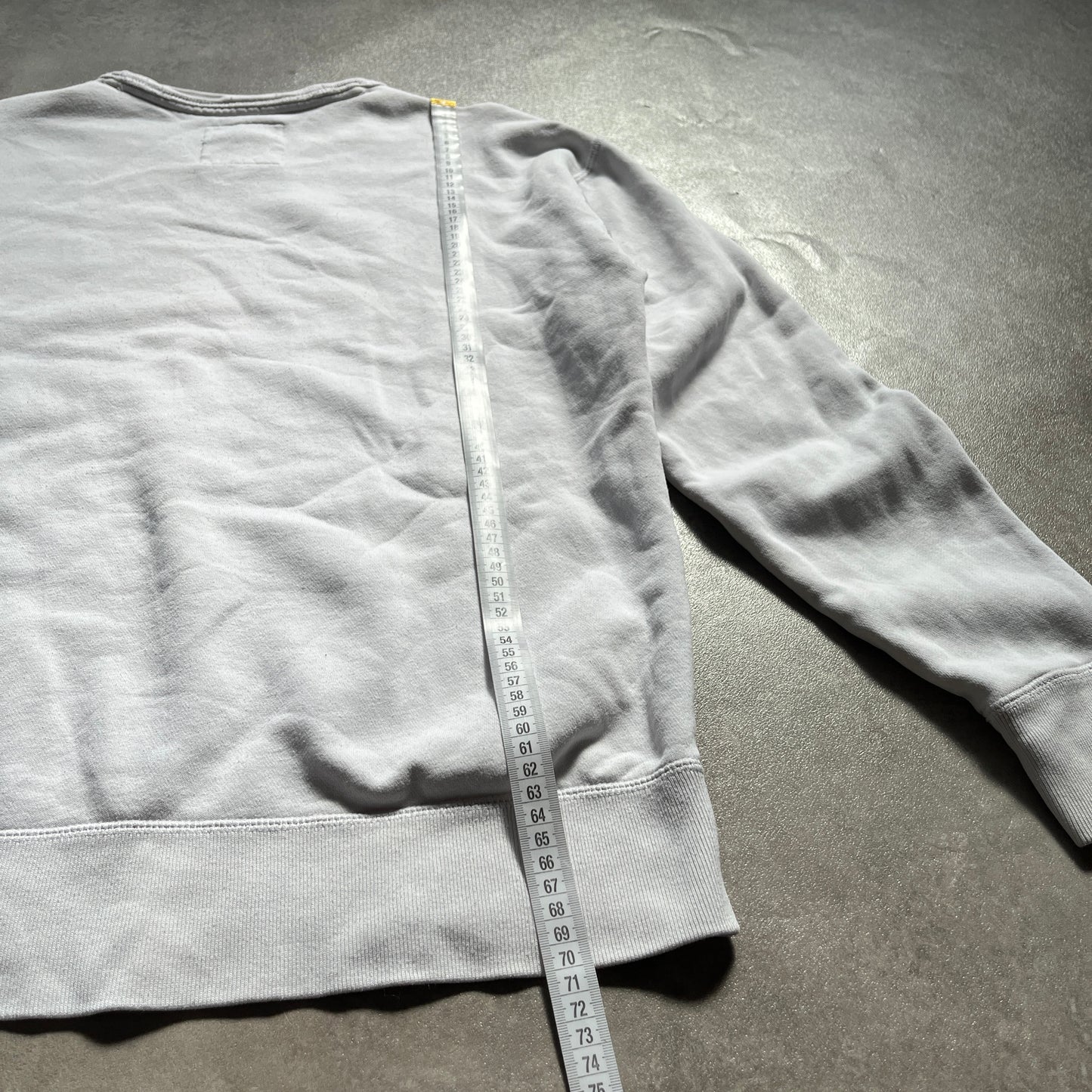Hollister White Sweatshirt M