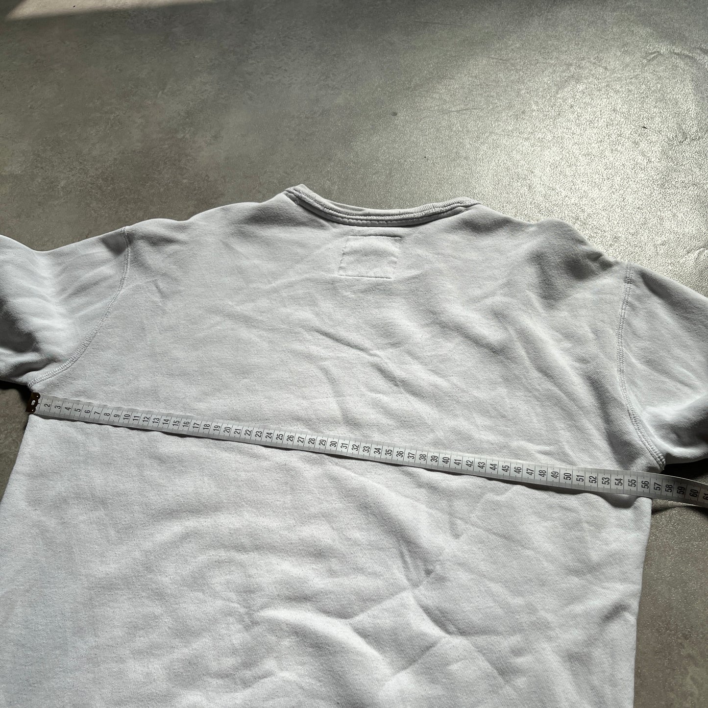 Hollister White Sweatshirt M