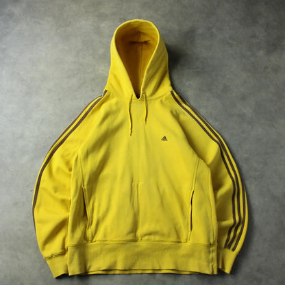 Adidas Embrioed Back Hoodie - Yellow (Man-L)