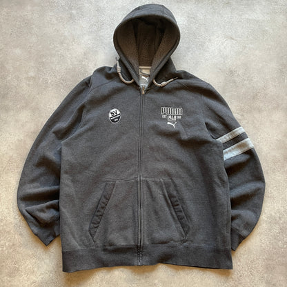 Puma Black Zip Hoodie XXL
