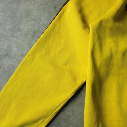Adidas Embrioed Back Hoodie - Yellow (Man-L)