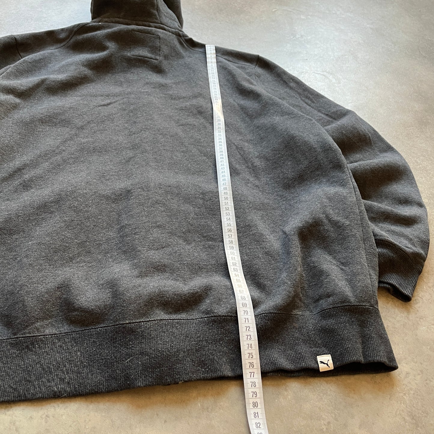 Puma Black Zip Hoodie XXL
