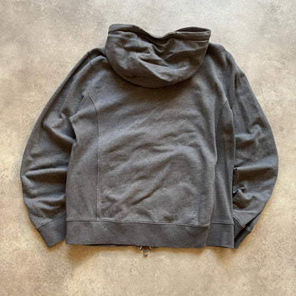 Boss Orange Grey Zip Hoodie M